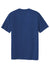 New Era NEA135 Mens Moisture Wicking Short Sleeve Crewneck T-Shirt Royal Blue Flat Back