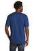 New Era NEA135 Mens Moisture Wicking Short Sleeve Crewneck T-Shirt Royal Blue Model Back