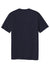 New Era NEA135 Mens Moisture Wicking Short Sleeve Crewneck T-Shirt True Navy Blue Flat Back