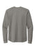 New Era NEA140 Mens Thermal Crewneck Sweatshirt Heather Shadow Grey Flat Back