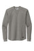 New Era NEA140 Mens Thermal Crewneck Sweatshirt Heather Shadow Grey Flat Front