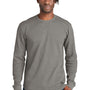 New Era Mens Thermal Crewneck Sweatshirt - Heather Shadow Grey