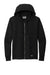New Era NEA141 Mens Thermal Full Zip Hooded Sweatshirt Hoodie w/ Pockets Black Flat Front