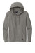 New Era NEA141 Mens Thermal Full Zip Hooded Sweatshirt Hoodie w/ Pockets Heather Shadow Grey Flat Front