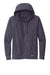 New Era NEA141 Mens Thermal Full Zip Hooded Sweatshirt Hoodie w/ Pockets Heather True Navy Blue Flat Front