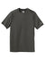 New Era NEA200 Mens Series Performance Jersey Moisture Wicking Short Sleeve Crewneck T-Shirt Graphite Grey Flat Front
