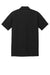 New Era NEA225 Mens Power Moisture Wicking Short Sleeve Polo Shirt Black Flat Back