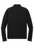 New Era NEA228 Mens Power Moisture Wicking 1/4 Zip Sweatshirt Black Flat Back