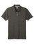 New Era NEA301 Mens Slub Twist Short Sleeve Polo Shirt Black Twist Flat Front
