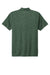 New Era NEA301 Mens Slub Twist Short Sleeve Polo Shirt Dark Green Twist Flat Back