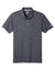 New Era NEA301 Mens Slub Twist Short Sleeve Polo Shirt True Navy Blue Twist Flat Front