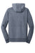 New Era NEA502 Mens Sueded French Terry Full Zip Hooded Sweatshirt Hoodie w/ Pockets Navy Blue Twist Flat Back