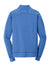 New Era NEA512 Mens Fleece 1/4 Zip Sweatshirt Heather Royal Blue Flat Back