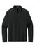 New Era NEA515 Mens Stand Out 1/4 Zip Sweatshirt Black Flat Front