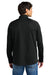 New Era NEA515 Mens Stand Out 1/4 Zip Sweatshirt Black Model Back