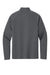 New Era NEA515 Mens Stand Out 1/4 Zip Sweatshirt Graphite Grey Flat Back