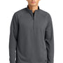 New Era Mens Stand Out 1/4 Zip Sweatshirt - Graphite Grey - COMING SOON