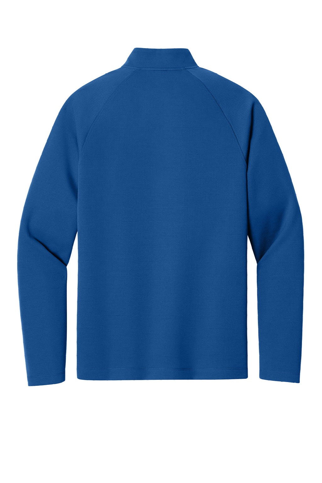 New Era NEA515 Mens Stand Out 1/4 Zip Sweatshirt Royal Blue Flat Back