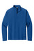 New Era NEA515 Mens Stand Out 1/4 Zip Sweatshirt Royal Blue Flat Front