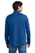 New Era NEA515 Mens Stand Out 1/4 Zip Sweatshirt Royal Blue Model Back