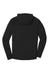 New Era NEA520 Mens Venue Fleece Moisture Wicking Hooded Sweatshirt Hoodie w/ Pockets Black Flat Back