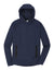 New Era NEA520 Mens Venue Fleece Moisture Wicking Hooded Sweatshirt Hoodie w/ Pockets Navy Blue Flat Front