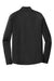 New Era NEA523 Mens Venue Moisture Wicking Fleece 1/4 Zip Sweatshirt w/ Pockets Black Flat Back