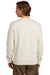 New Era NEA527 Mens Heritage Fleece Crewneck Sweatshirt w/ Pocket Soft Beige Model Back