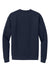 New Era NEA527 Mens Heritage Fleece Crewneck Sweatshirt w/ Pocket True Navy Blue Flat Back
