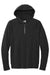 New Era NEA541 Mens STS 1/4 Zip Hooded Sweatshirt Hoodie w/ Pouch Pocket Black Flat Front