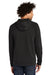 New Era NEA541 Mens STS 1/4 Zip Hooded Sweatshirt Hoodie w/ Pouch Pocket Black Model Back