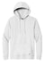 New Era NEA550 Mens Comeback Fleece Hooded Sweatshirt Hoodie w/ Pouch Pocket Ash Grey Flat Front