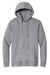 New Era NEA550 Mens Comeback Fleece Hooded Sweatshirt Hoodie w/ Pouch Pocket Heather Grey Flat Front