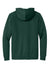 New Era NEA550 Mens Comeback Fleece Hooded Sweatshirt Hoodie w/ Pouch Pocket Dark Green Flat Back