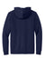 New Era NEA550 Mens Comeback Fleece Hooded Sweatshirt Hoodie w/ Pouch Pocket True Navy Blue Flat Back