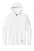 New Era NEA550 Mens Comeback Fleece Hooded Sweatshirt Hoodie w/ Pouch Pocket White Flat Front