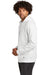 New Era NEA550 Mens Comeback Fleece Hooded Sweatshirt Hoodie w/ Pouch Pocket White Model Side