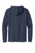 New Era NEA551 Mens Comeback Fleece Full Zip Hooded Sweatshirt Hoodie w/ Pockets True Navy Blue Flat Back