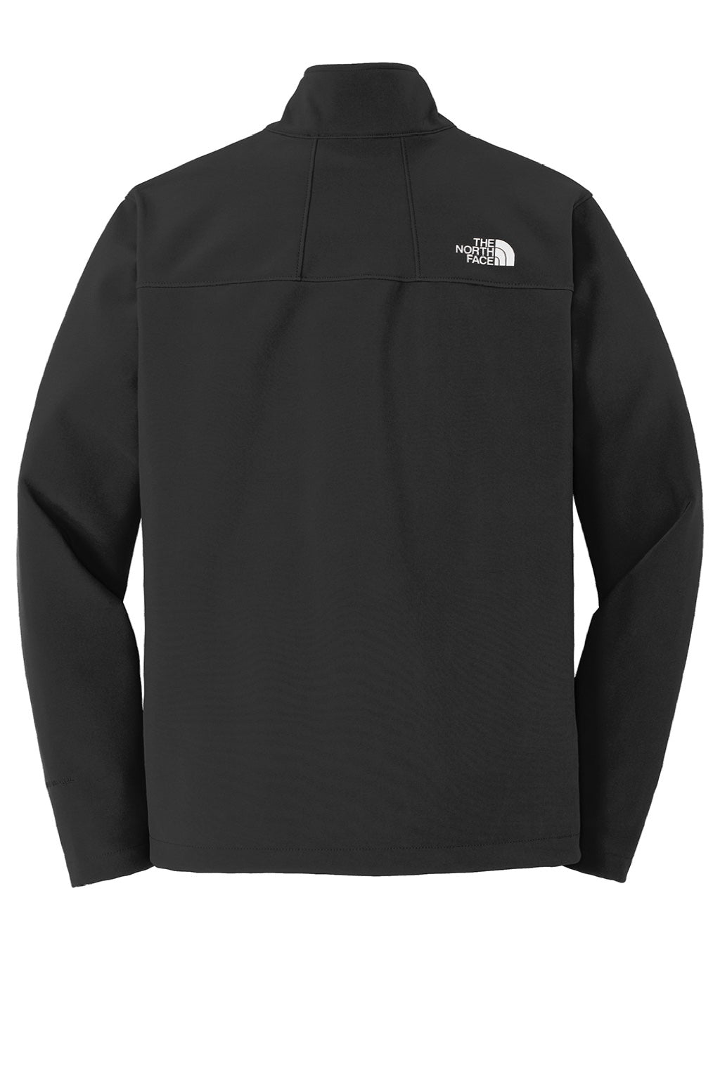 The North Face NF0A3LGT Mens Apex Barrier Wind & Water Resistant Full Zip Jacket Black Flat Back