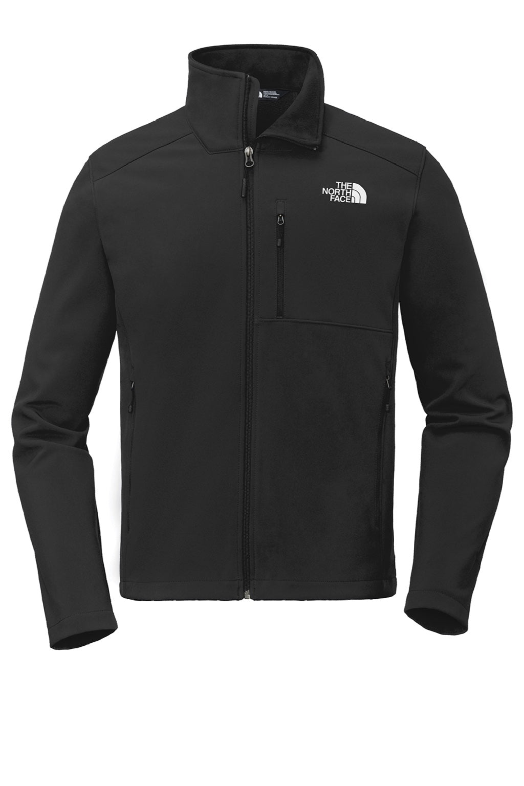 The North Face NF0A3LGT Mens Apex Barrier Wind & Water Resistant Full Zip Jacket Black Flat Front