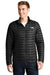 The North Face NF0A3LH2 Mens ThermoBall Trekker Water Resistant Full Zip Jacket Matte Black Model Front