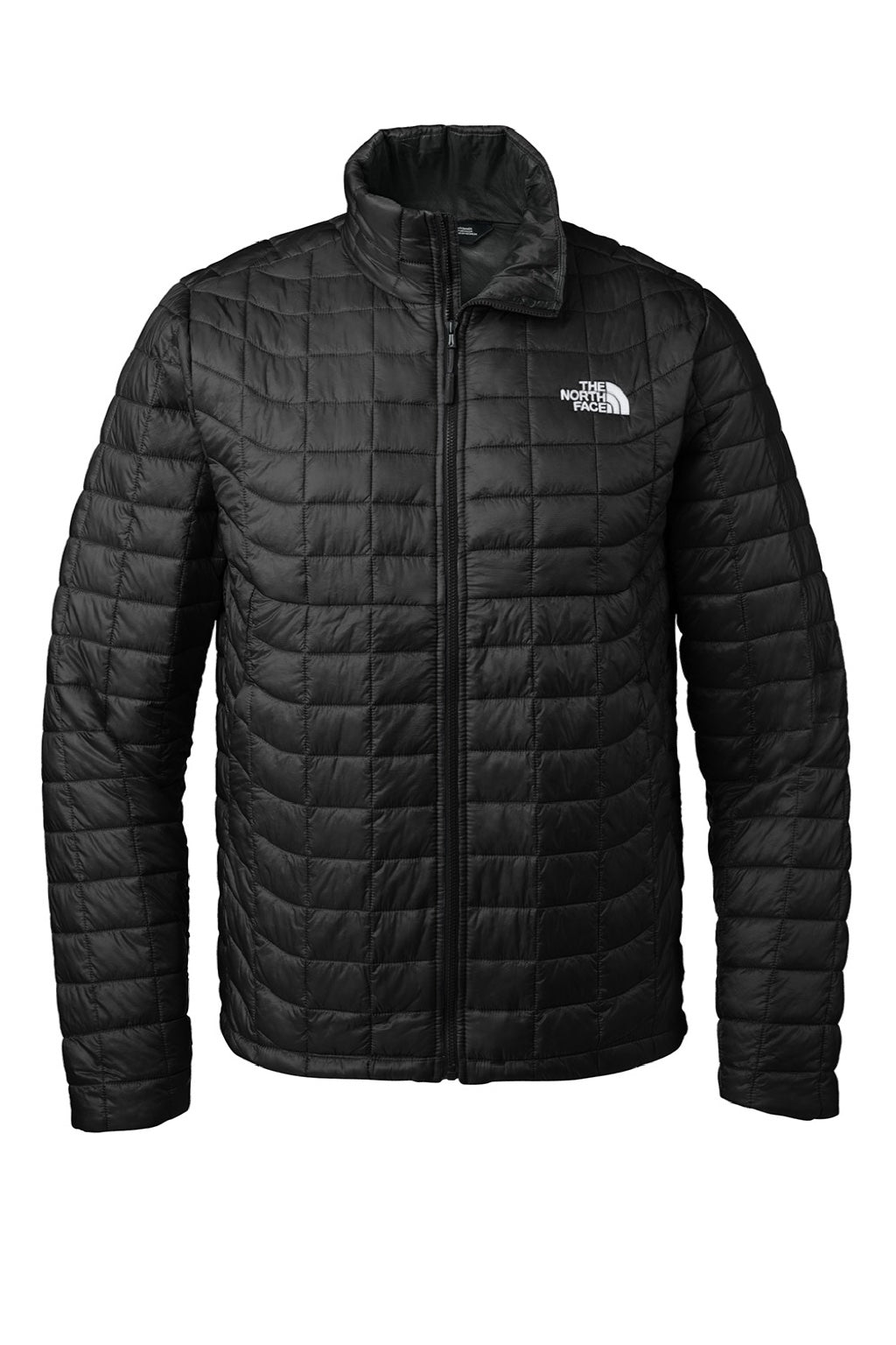 The North Face NF0A3LH2 Mens ThermoBall Trekker Water Resistant Full Zip Jacket Black Flat Front