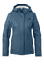The North Face NF0A3LH5 Womens DryVent Windproof & Waterproof Full Zip Hooded Jacket Shady Blue Flat Front
