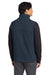 The North Face NF0A47FA Mens Sweater Fleece Full Zip Vest Heather Urban Navy Blue Model Back