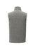 The North Face NF0A47FA Mens Sweater Fleece Full Zip Vest Heather Medium Grey Flat Back