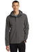 The North Face NF0A47FI Mens Apex DryVent Windproof & Waterproof Full Zip Hooded Jacket Heather Dark Grey Model Front