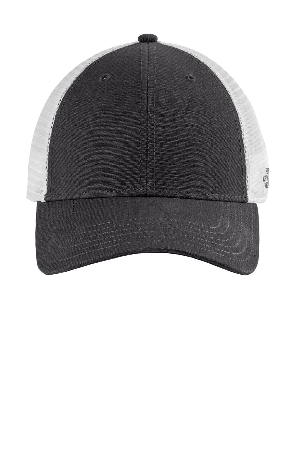 The North Face Hats NF0A4VUA Mens Ultimate Trucker Hat Asphalt Grey/White Flat Front
