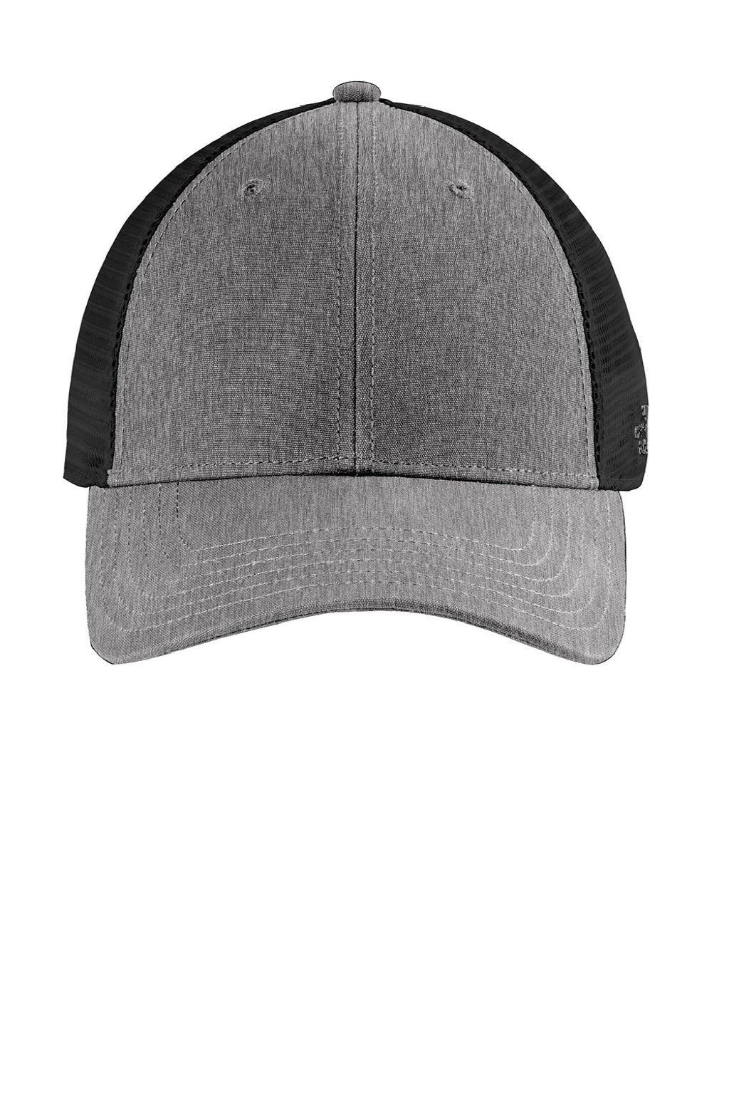 The North Face Hats NF0A4VUA Mens Ultimate Trucker Hat Heather Medium Grey/Black Flat Front