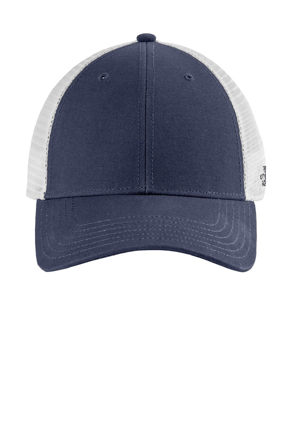 The North Face Hats NF0A4VUA Mens Ultimate Trucker Hat Urban Navy Blue/White Flat Front