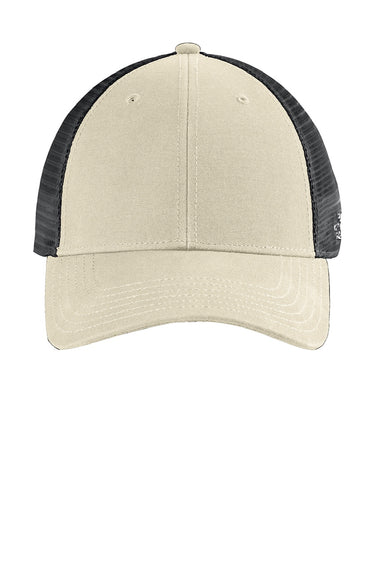 The North Face Hats NF0A4VUA Mens Ultimate Trucker Hat Vintage White/Asphalt Grey Flat Front